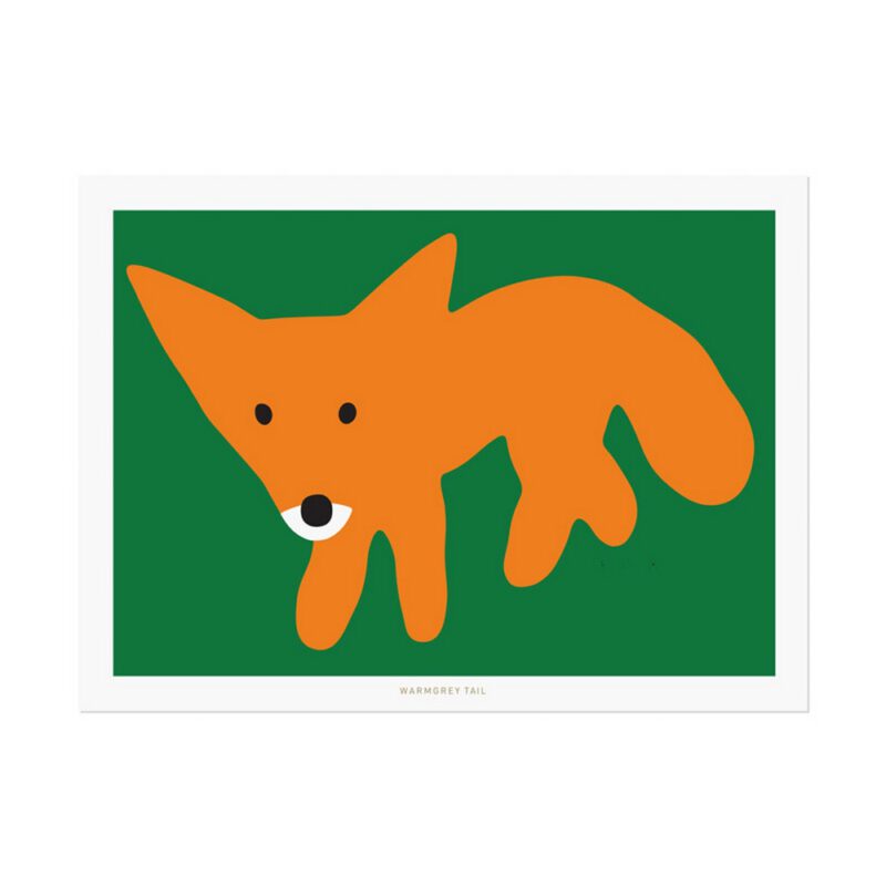 Postkarte - Fox Green